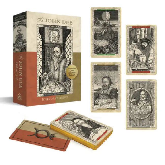 The John Dee Oracle: Wisdom from Queen Elizabeth's Magician (Oracle Kit Box Set with 29 Cards and Guide Book) by John Matthews