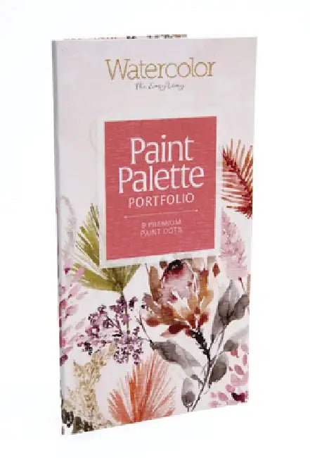 Watercolor the Easy Way Paint Palette Portfolio Flowers: 9 Premium Paint Dots by Sara Berrenson