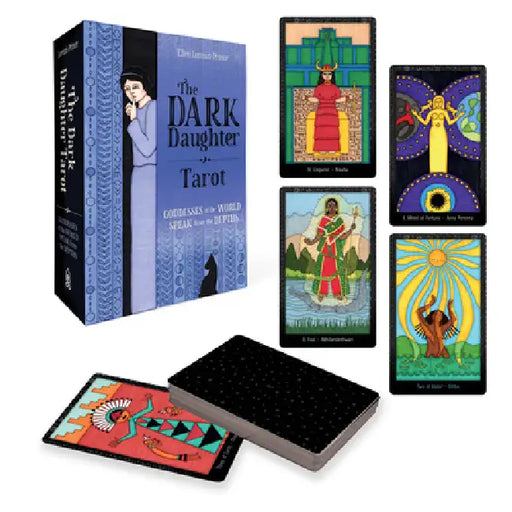 The Dark Daughter Tarot: Goddesses of the World Speak from the Depths (Tarot Kit Box Set with 78 Cards and Guide Book) by Ellen Lorenzi-Prince