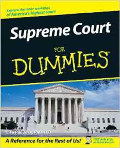 Supreme Court For Dummies by Lisa Paddock
