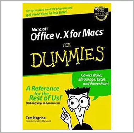 Microsoft Office V.10 For Macs For Dummies by Tom Negrino