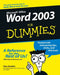 Word 2003 For Dummies by Dan Gookin