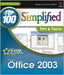 Office 2003: Top 100 Simplified Tips and Tricks by Sherry Willard Kinkoph