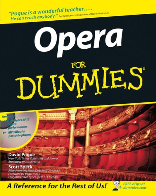 Opera For Dummies  by David Pogue