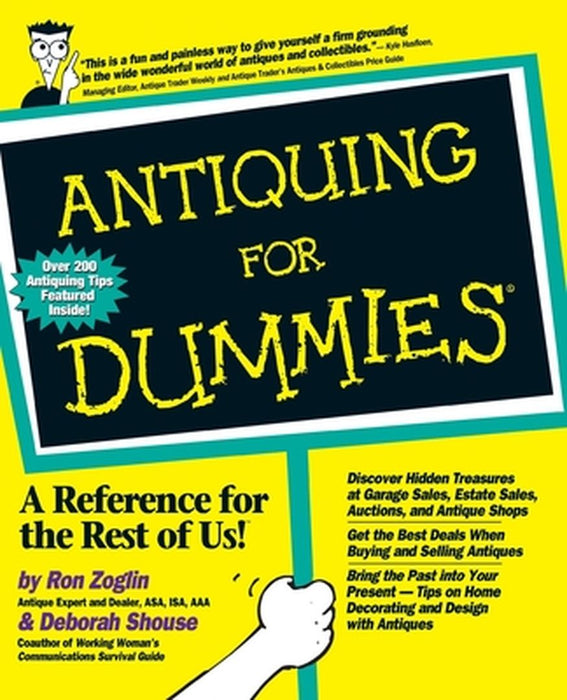 Antiquing for Dummies by Ron Zoglin