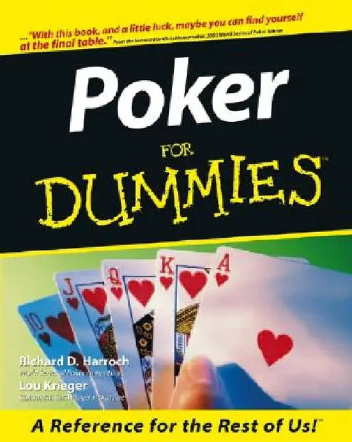 Poker for Dummies by Richard D. Harroch