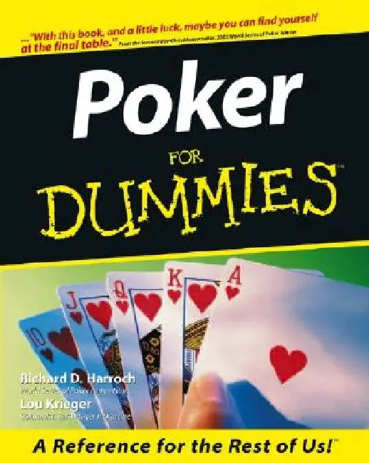 Poker for Dummies by Richard D. Harroch