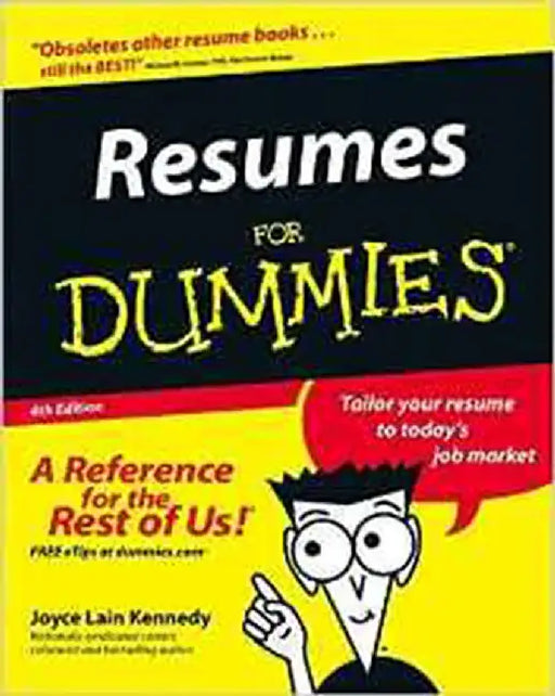 Resumes For Dummies by Joyce Lain Kennedy