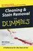 Cleaning & Stain Removal for Dummies by Gill Chilton