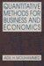 Quantitative Methods for Business and Economics by Adil H. Mouhammed