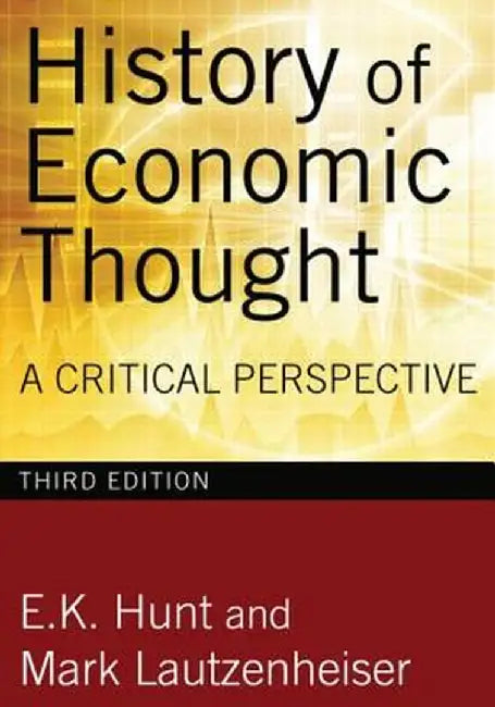History of Economic Thought: A Critical Perspective by E. K. Hunt