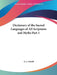 Dictionary of the Sacred Languages of All Scriptures and Myths Part 1 by G. a. Gaskell