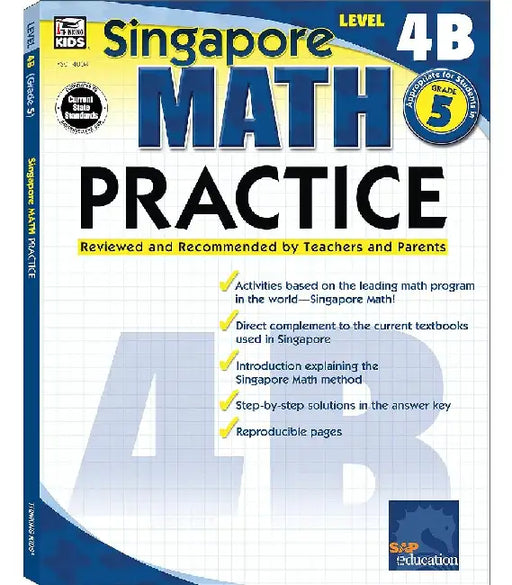 Singapore Math Practice Level 4B 