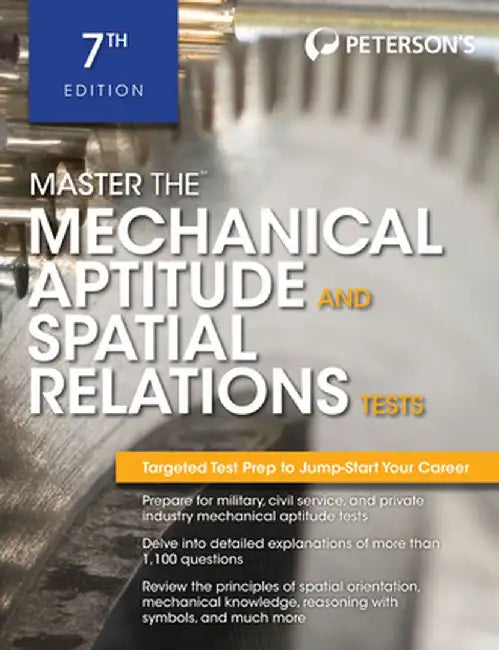 Master the Mechanical Aptitude and Spatial Relations Test by Peterson's