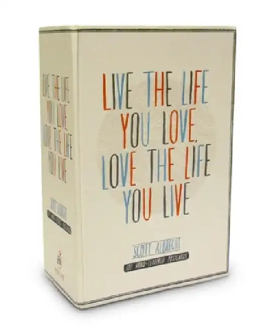 Live the Life You Love Postcard Box: 100 Hand-Lettered Postcards by Scott Albrecht