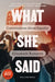 What She Said: Conversations about Equality by Elizabeth Renzetti