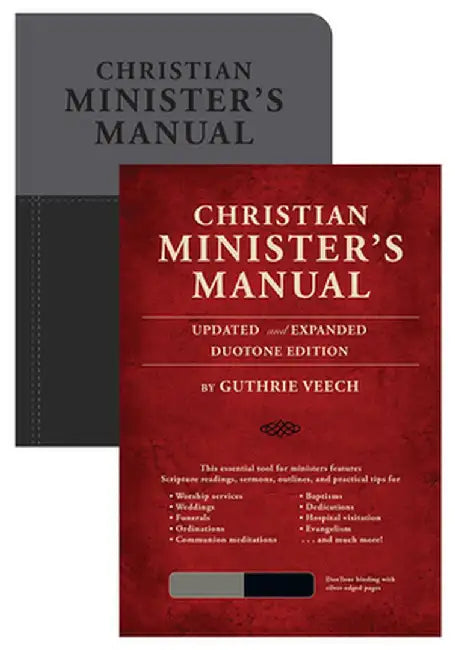 Christian Minister's Manual--Updated and Expanded Duotone Edition by Guthrie Veech
