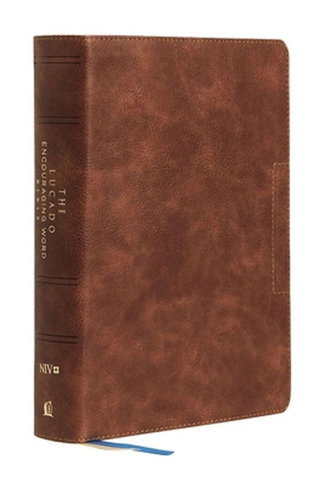 Niv, Lucado Encouraging Word Bible, Brown, Leathersoft, Comfort Print: Holy Bible, New International Version by Max Lucado