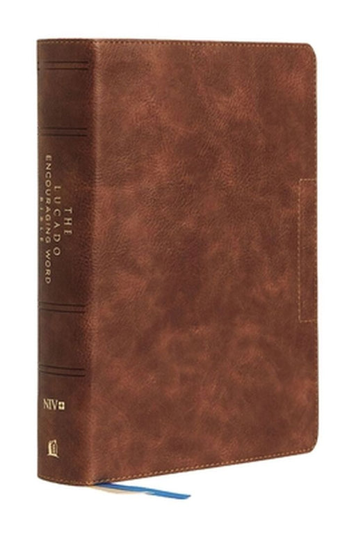 Niv, Lucado Encouraging Word Bible, Brown, Leathersoft, Comfort Print: Holy Bible, New International Version by Max Lucado