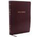 KJV, Reference Bible, Giant Print, Leather-Look, Burgundy, Red Letter Edition by Thomas Nelson