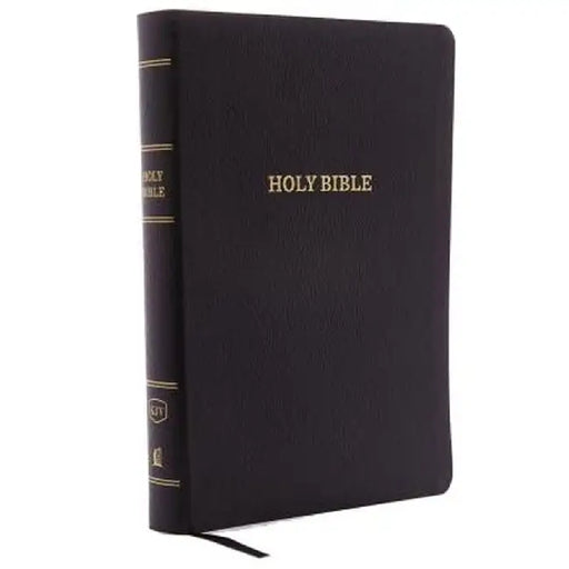 KJV, Reference Bible, Giant Print, Bonded Leather, Black, Red Letter Edition by Thomas Nelson