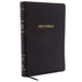KJV, Reference Bible, Giant Print, Bonded Leather, Black, Indexed, Red Letter Edition by Thomas Nelson