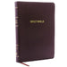 KJV, Reference Bible, Giant Print, Bonded Leather, Burgundy, Red Letter Edition by Thomas Nelson