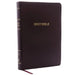 KJV, Reference Bible, Giant Print, Bonded Leather, Burgundy, Indexed, Red Letter Edition by Thomas Nelson