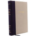 KJV, Reference Bible, Giant Print, Cloth Over Board, Blue/Tan, Red Letter Edition by Thomas Nelson