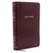 KJV, Reference Bible, Personal Size Giant Print, Leather-Look, Burgundy, Red Letter Edition by Thomas Nelson