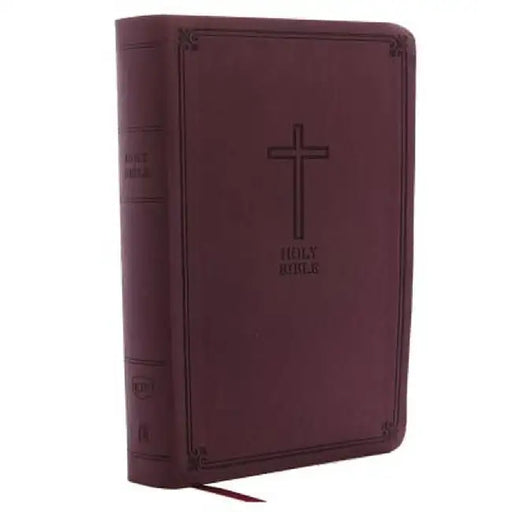 KJV Reference Bible Personal Size Giant Print Imitation Leather Burgundy Red Letter Editio: Author by Thomas Nelson
