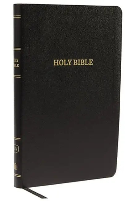 KJV, Thinline Reference Bible, Bonded Leather, Black, Red Letter Edition by Thomas Nelson