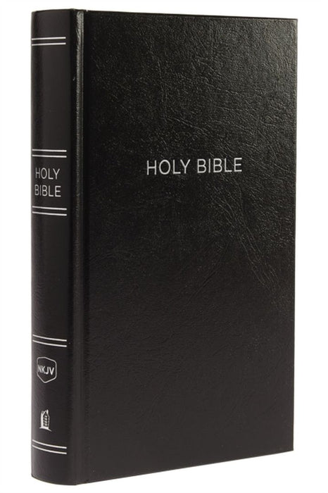 NKJV, Reference Bible, Personal Size Giant Print, Hardcover, Black, Red Letter Edition, Comfort Print by Thomas Nelson