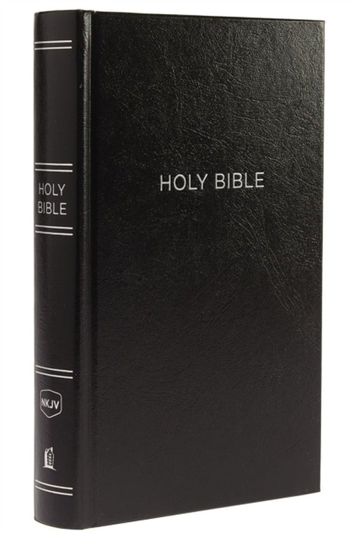 NKJV, Reference Bible, Personal Size Giant Print, Hardcover, Black, Red Letter Edition, Comfort Print by Thomas Nelson