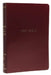 NKJV, Reference Bible, Center-Column Giant Print, Leather-Look, Burgundy, Red Letter Edition, Comfort Print by Thomas Nelson