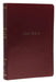 NKJV, Reference Bible, Center-Column Giant Print, Leather-Look, Burgundy, Indexed, Red Letter Edition, Comfort Print by Thomas Nelson