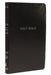 NKJV, Thinline Reference Bible, Leather-Look, Black, Red Letter Edition, Comfort Print by Thomas Nelson