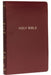 NKJV, Thinline Reference Bible, Leather-Look, Burgundy, Red Letter Edition, Comfort Print by Thomas Nelson