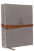 NKJV, Journal the Word Bible, Hardcover, Gray, Red Letter Edition, Comfort Print: Reflect, Journal, or Create Art Next to Your Favorite Verses by Thomas Nelson