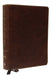 NKJV, Journal the Word Bible, Bonded Leather, Brown, Red Letter Edition, Comfort Print: Reflect, Journal, or Create Art Next to Your Favorite Verses by Thomas Nelson