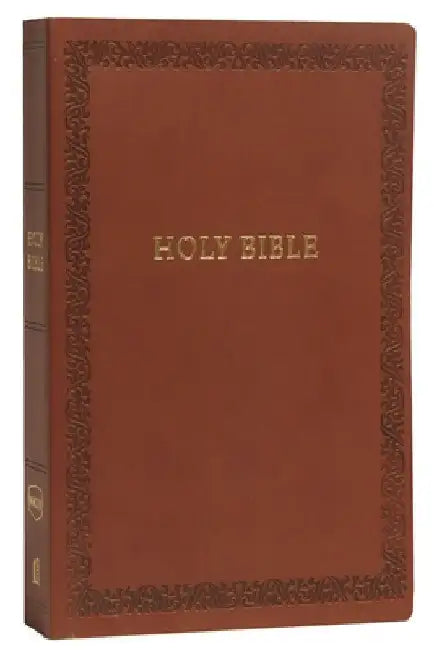 NKJV, Holy Bible, Soft Touch Edition, Imitation Leather, Brown, Comfort Print by Thomas Nelson