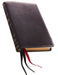 NKJV, Thinline Reference Bible, Large Print, Premium Leather, Black, Sterling Edition, Comfort Print by Thomas Nelson