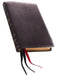 NKJV, Thinline Reference Bible, Large Print, Premium Leather, Black, Sterling Edition, Comfort Print by Thomas Nelson