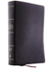 The NKJV, Open Bible, Imitation Leather, Black, Red Letter Edition, Comfort Print: Complete Reference System by Thomas Nelson