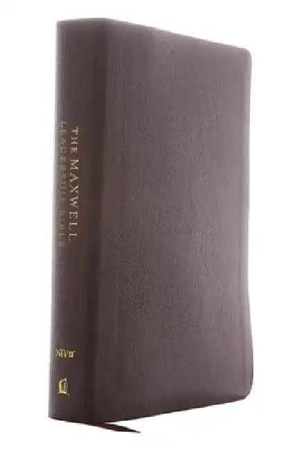 Niv, Maxwell Leadership Bible, 3rd Edition, Premium Bonded Leather, Burgundy, Comfort Print by John C. Maxwell