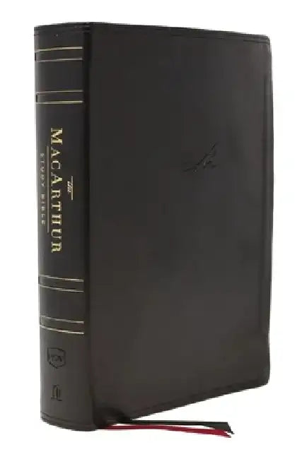 Nkjv, MacArthur Study Bible, 2nd Edition, Leathersoft, Black, Indexed, Comfort Print: Unleashing God's Truth One Verse at a Time by John F. MacArthur