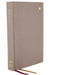 Net Bible, Thinline, Cloth Over Board, Gray, Comfort Print: Holy Bible