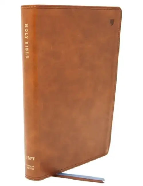 Net Bible, Thinline, Leathersoft, Brown, Indexed, Comfort Print: Holy Bible