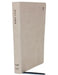 Net Bible, Thinline Large Print, Leathersoft, Stone, Indexed, Comfort Print: Holy Bible