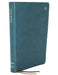 Net Bible, Thinline Large Print, Leathersoft, Teal, Comfort Print: Holy Bible